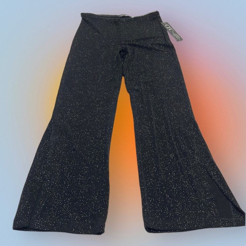 CDC SIGNATURE COLLECTION Women’s 6 Black Sparkly Stretchy Pant